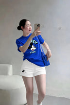 Bộ Blue Mickey Lounge + Short
