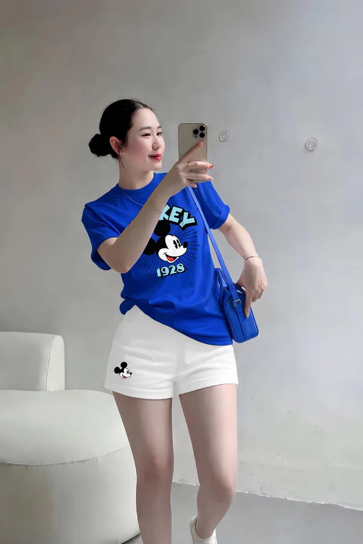 Bộ Blue Mickey Lounge + Short