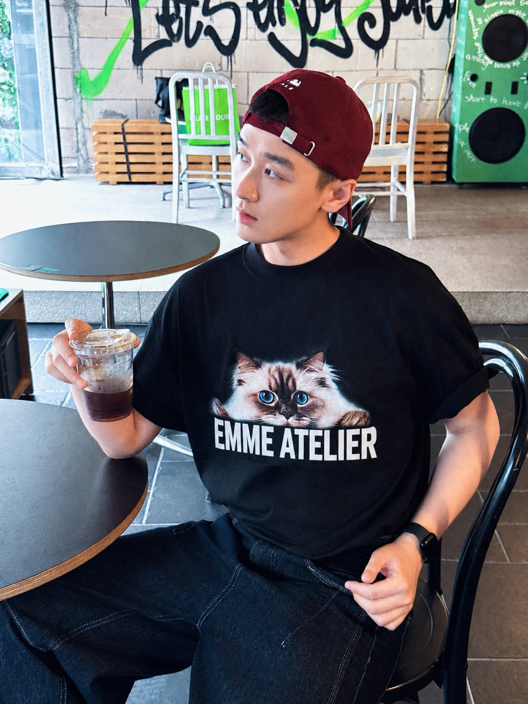 Áo Blue-Eyed Cat Tee