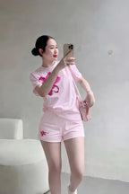 Bộ Lily Flower Pink + Short
