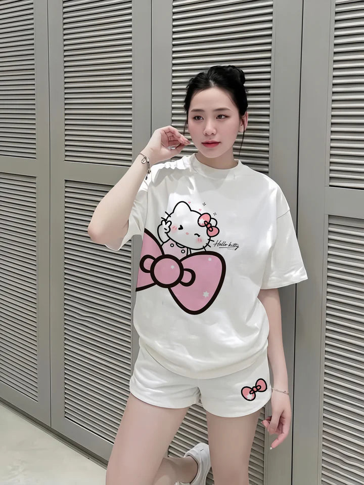 Bộ Kitty Pink + Short
