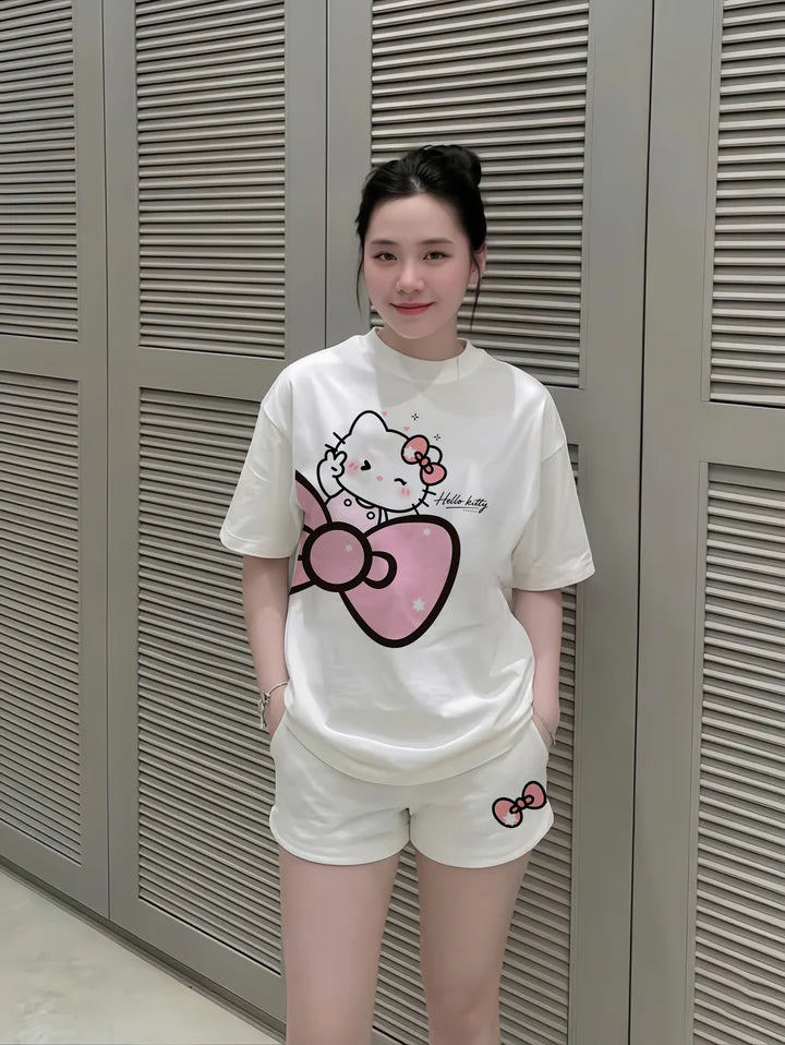 Bộ Kitty Pink + Short
